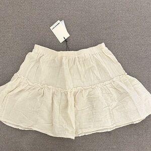 Zara Beige Ruffle Skirt